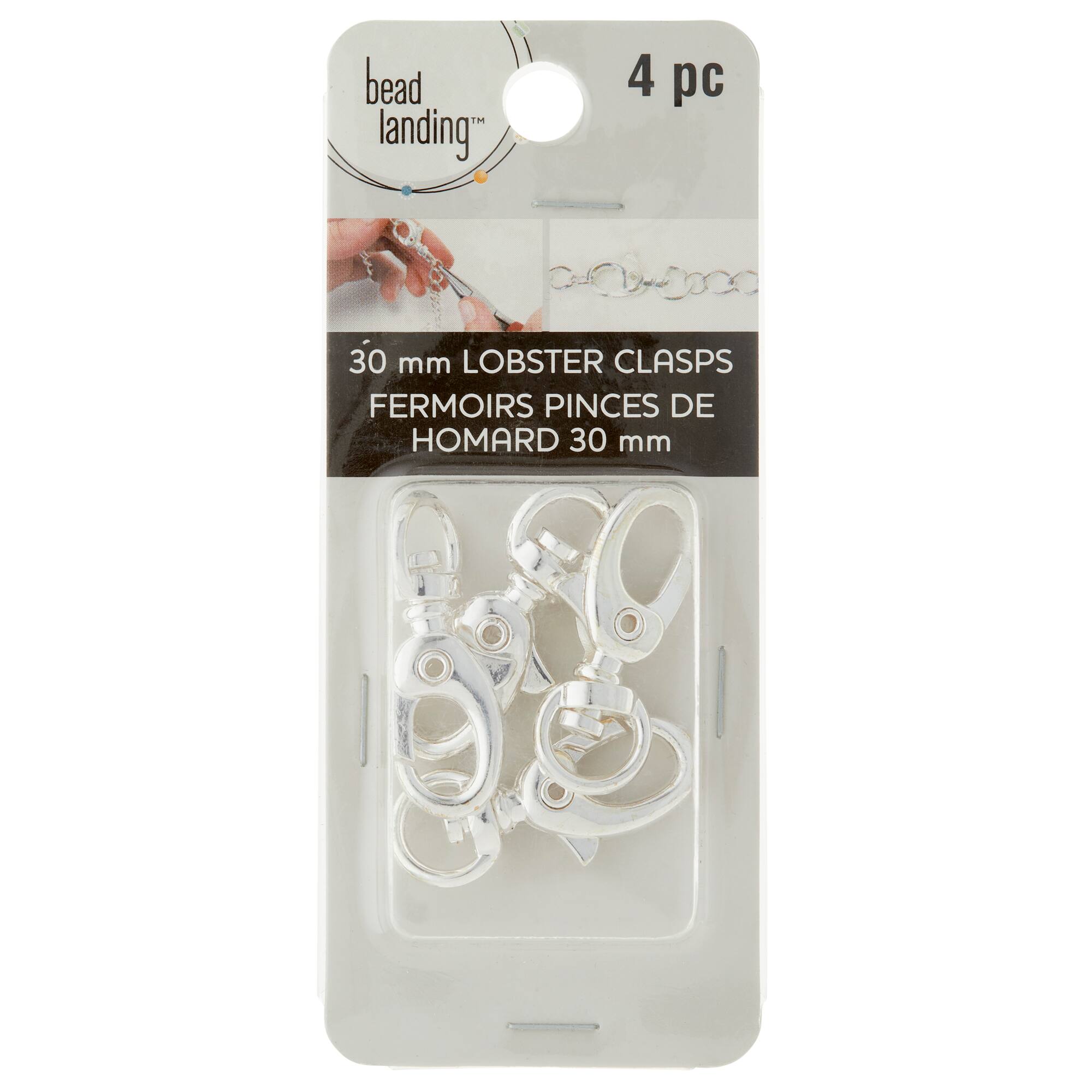 12 Pack: Swivel Lobster Claw Clasps by Bead Landing™, 30mm